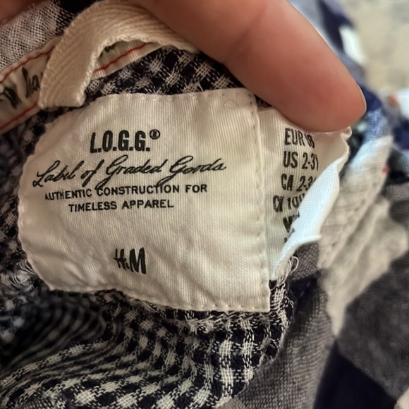 H&M plaid top - Picture 7 of 8